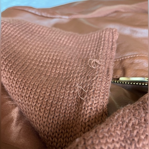 IMAN brown leather trench coat Y2K - Picture 10 of 10